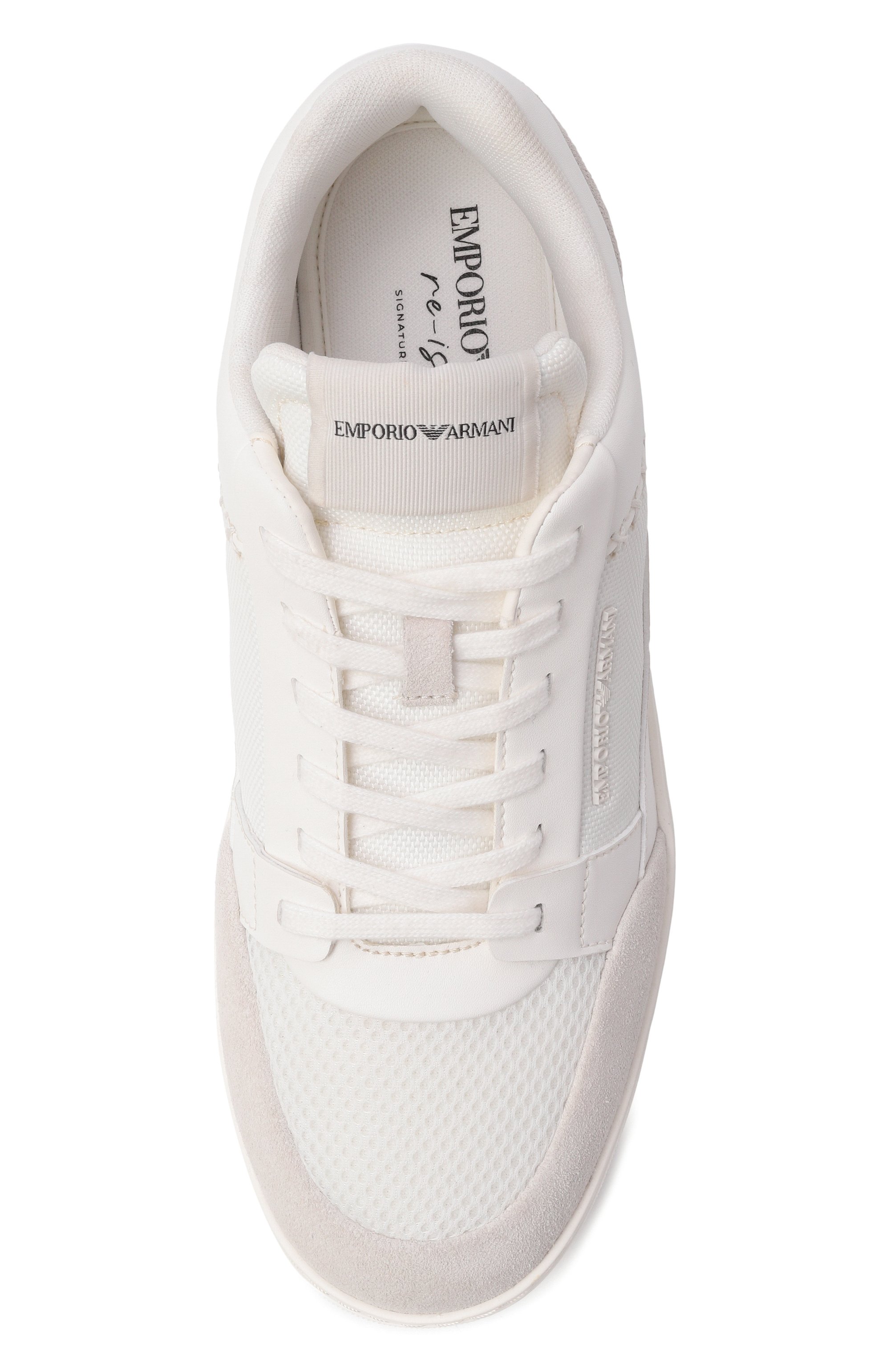 Комбинированные кеды EMPORIO ARMANI, арт. EM004836/AF24321, фото 5