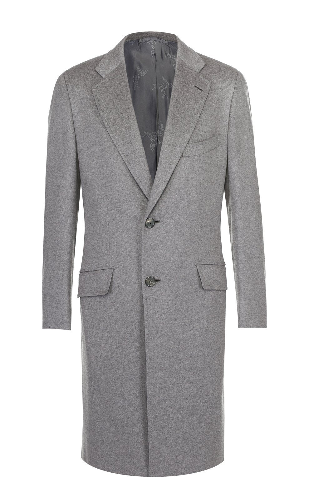 Однобортное пальто из смеси шерсти и кашемира BRIONI, арт. R0F1/P6359, фото 1