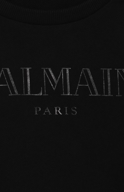 Хлопковый свитшот BALMAIN, арт. BX4B60, фото 3