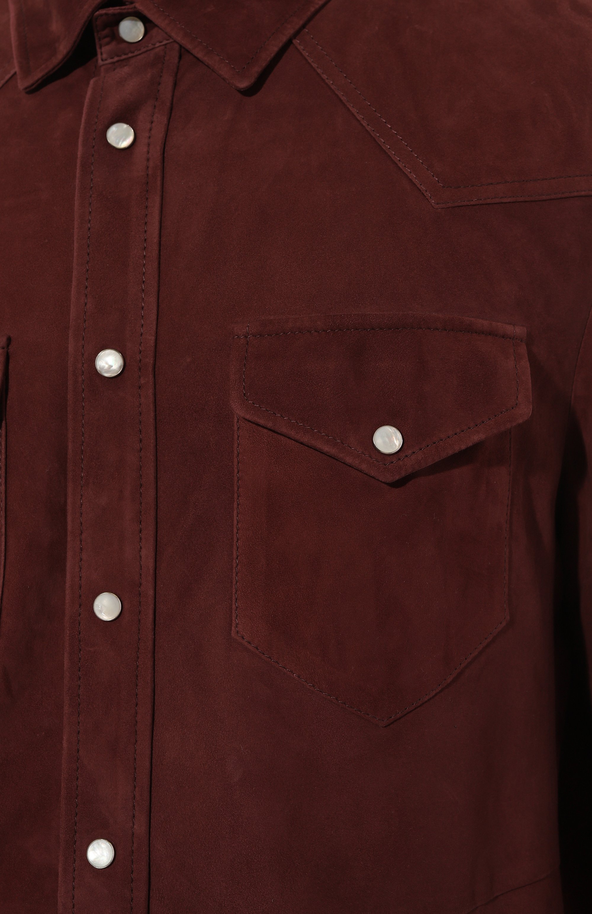 Замшевая куртка-рубашка BRUNELLO CUCINELLI, арт. MPCMI1721, фото 5