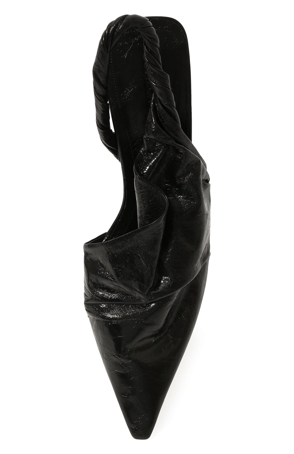 Кожаные туфли bv point BOTTEGA VENETA черного цвета по цене 76950 руб., арт. 630183/VBP10, фото 6 Кожаные туфли bv point BOTTEGA VENETA, арт. 630183/VBP10, фото 6