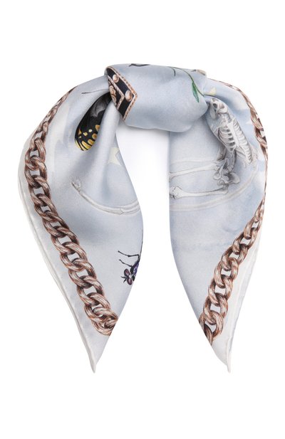 Шелковый платок ALEXANDER MCQUEEN, арт. 685960/3001Q, фото 1