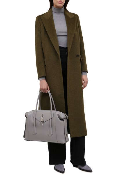 Сумка antigona GIVENCHY серого цвета по цене 240500 руб., арт. BB50HAB183, фото 3 Сумка antigona GIVENCHY, арт. BB50HAB183, фото 3