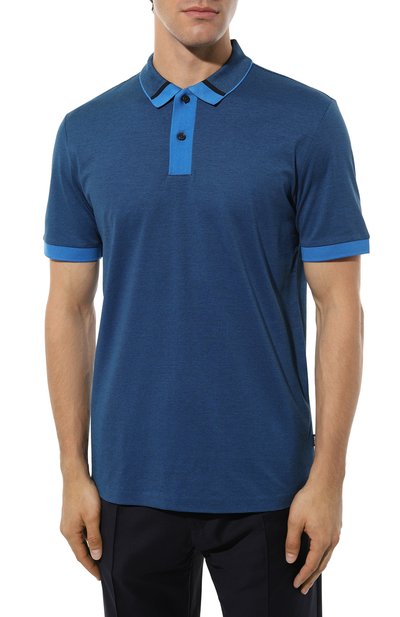 Хлопковое поло BOSS, арт. 50494991, фото 3