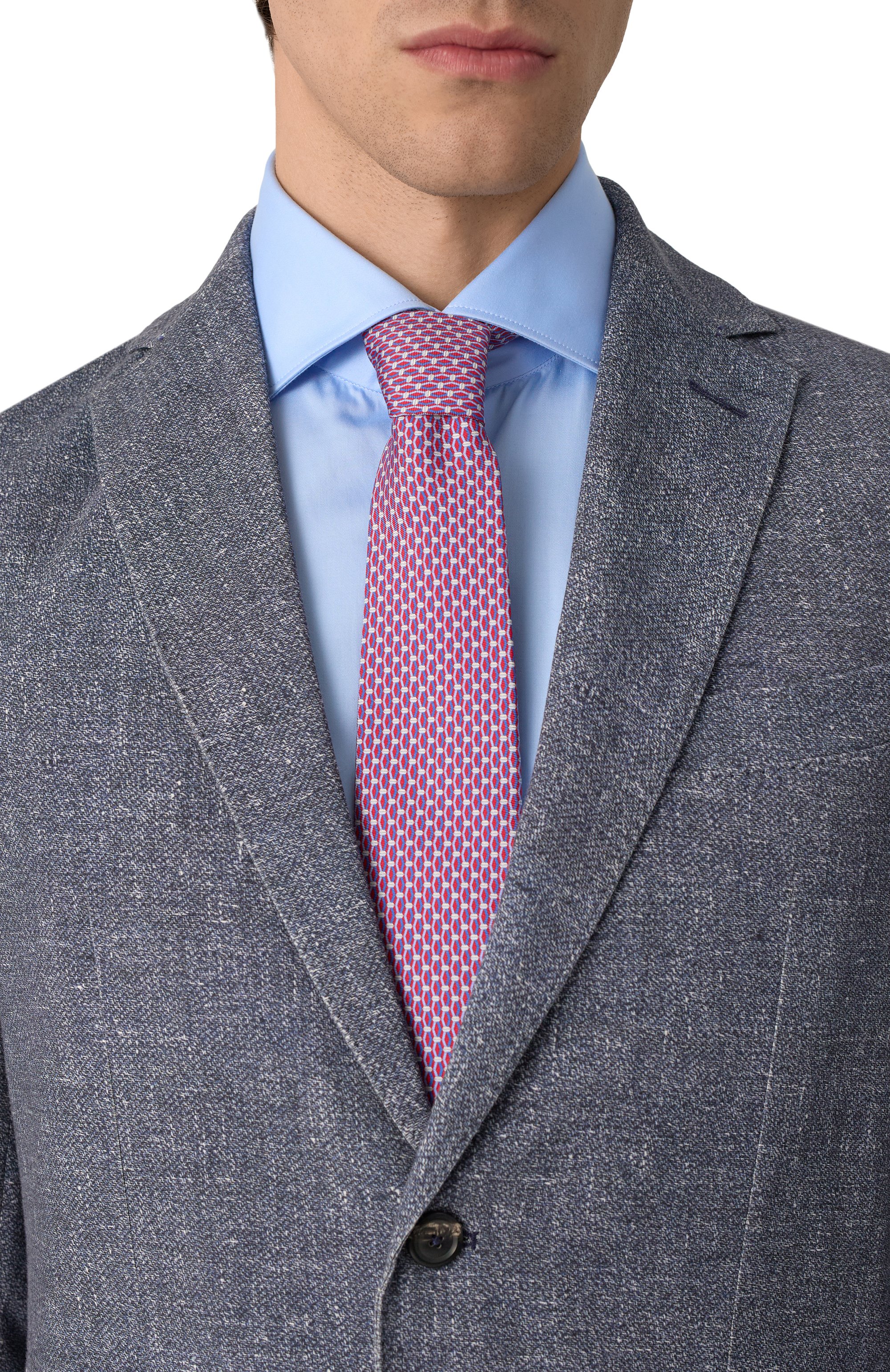 Шелковый галстук CANALI, арт. 18/HS04265, фото 2