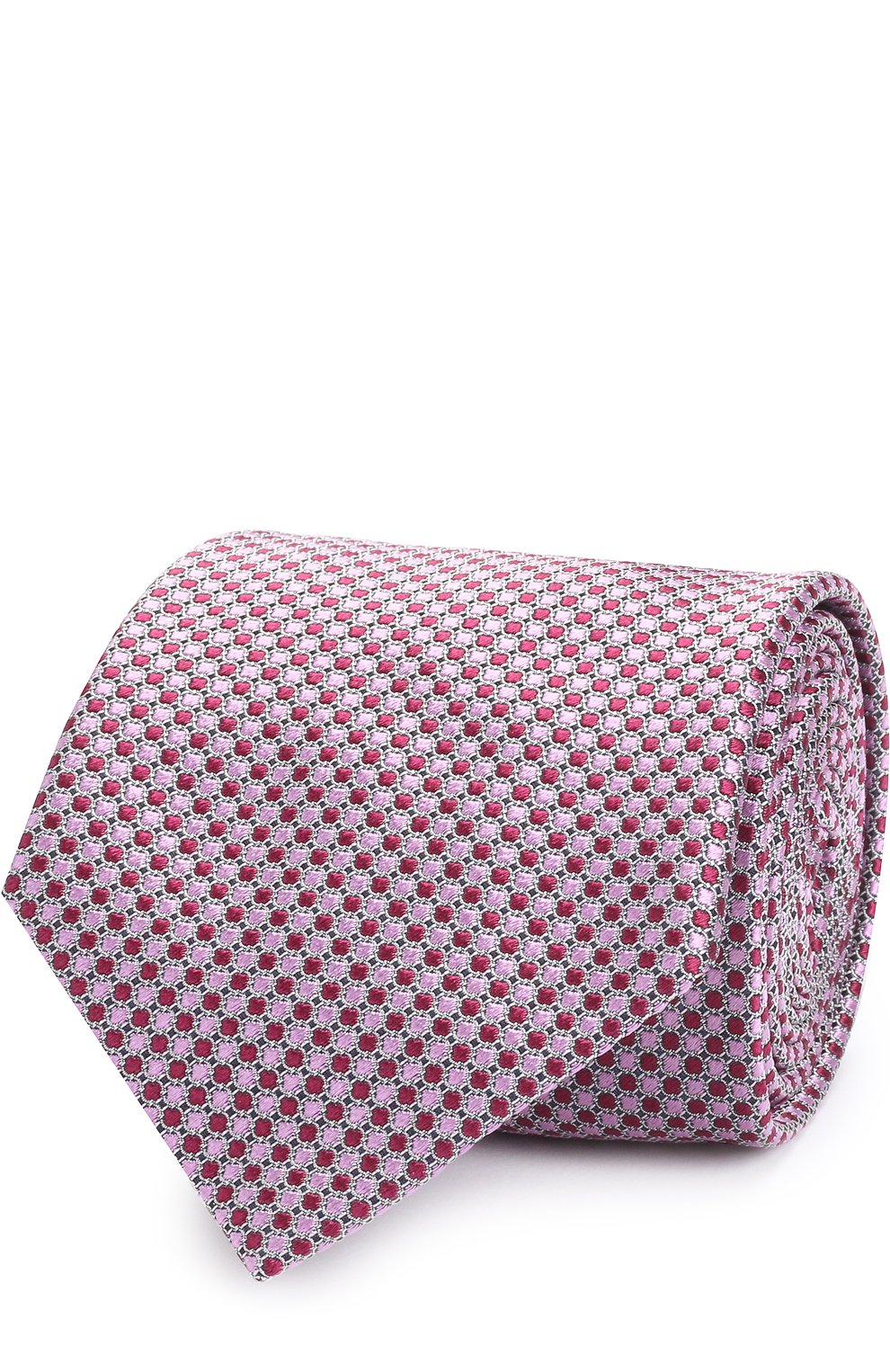 Шелковый галстук с узором BRIONI, арт. 062H/06447, фото 1