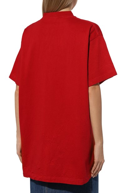 Хлопковая футболка BALENCIAGA, арт. 787349/TRVC6, фото 4
