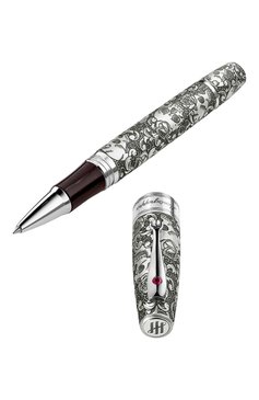 Мужского ручка-роллер MONTEGRAPPA бесцветного цвета, арт. ISSKNRSE | Фото 4 (Региональные ограничения белый список (Axapta Mercury): Не проставлено; Материал сплава: Серебро; Нос: Не проставлено)