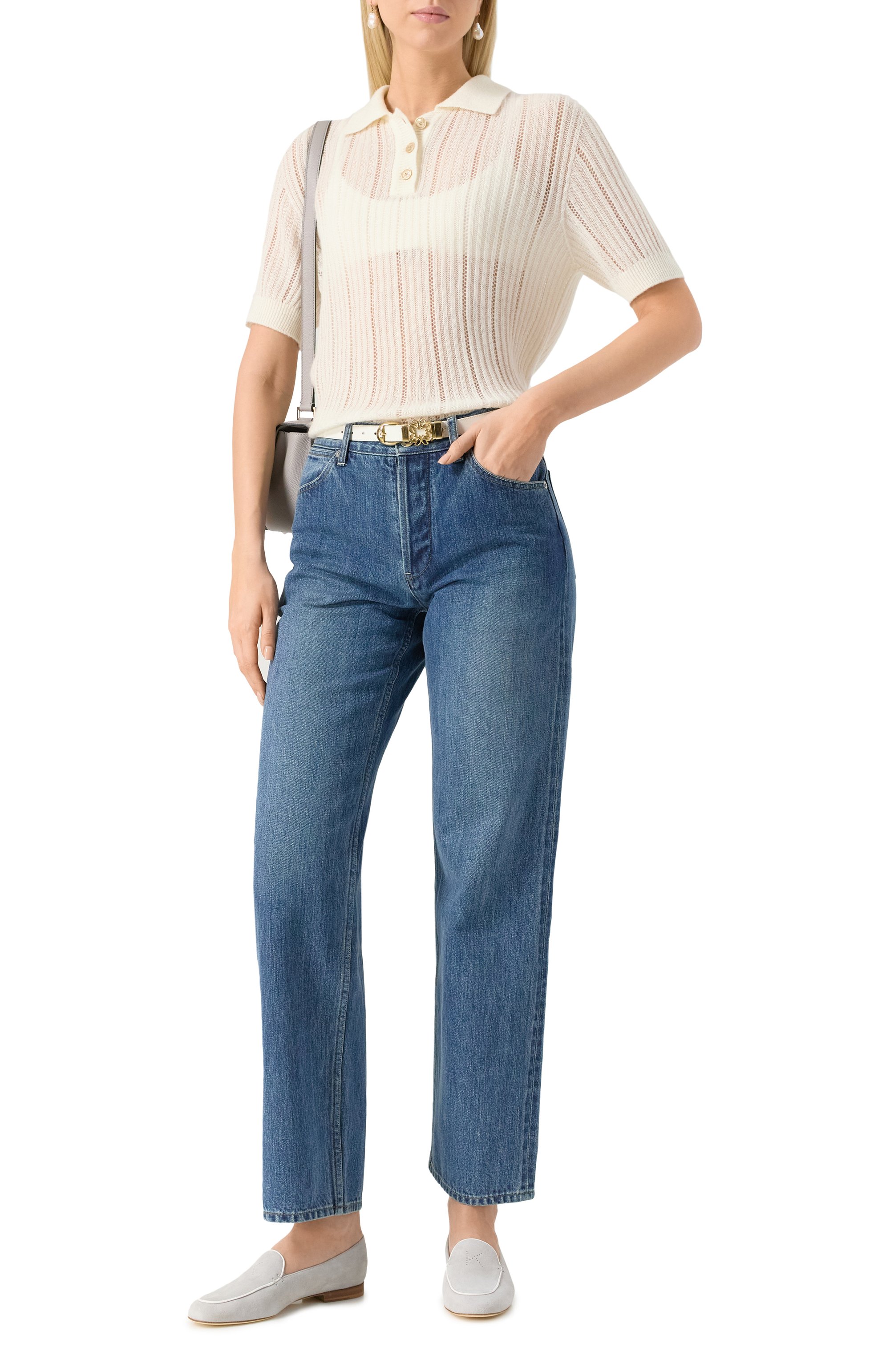 Поло из кашемира и шелка KITON, арт. D5871030001, фото 2