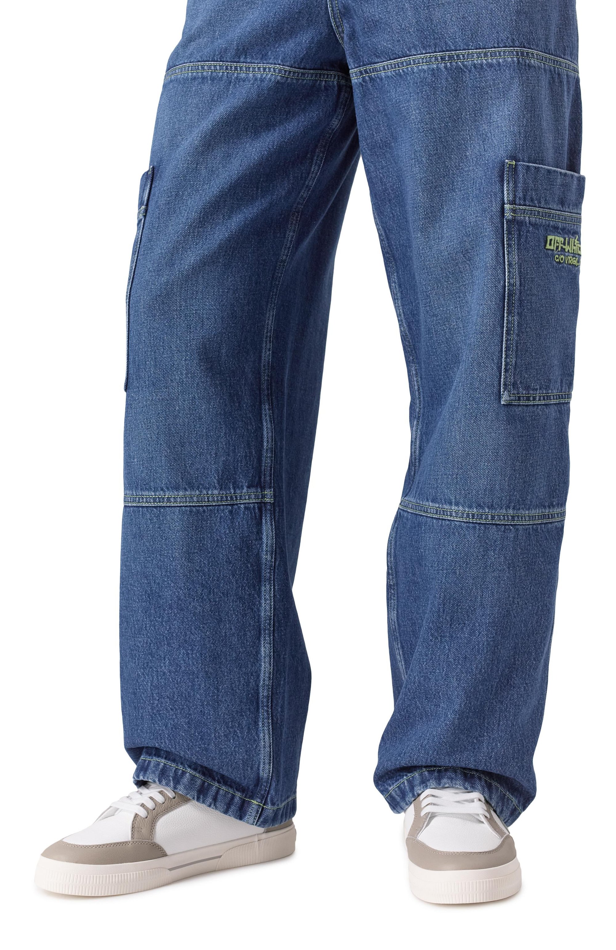 Кожаные кеды new low vulcanized OFF-WHITE, арт. 0MIA293S25LEA0010153, фото 3