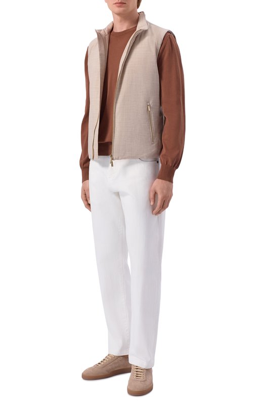 Шерстяной жилет Senio-BT Moorer SENI0/BT Бежевый  SENI0/BT Фото 2