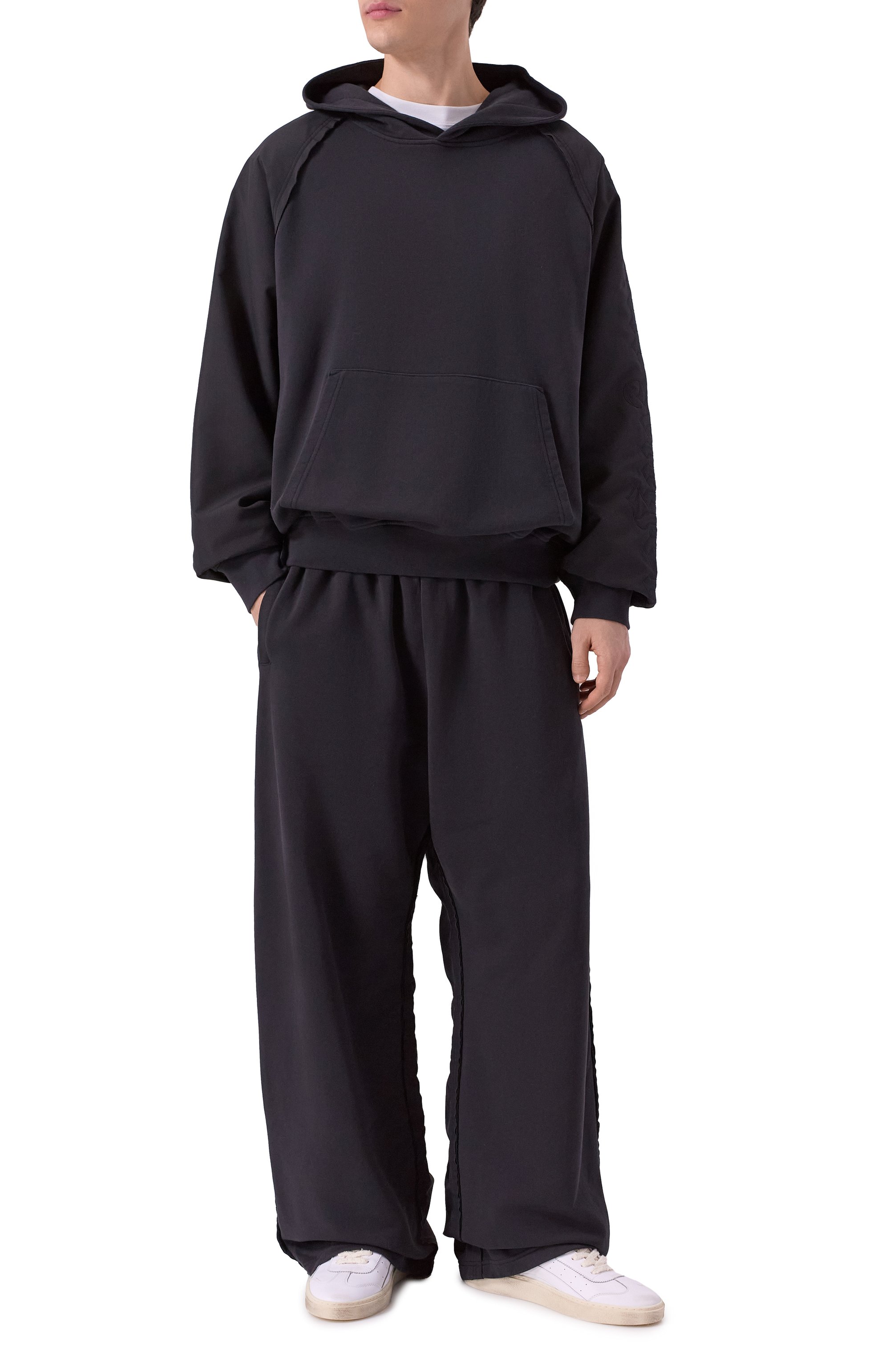 Хлопковое худи PALM ANGELS, арт. PMBB177F25FLE001, фото 2