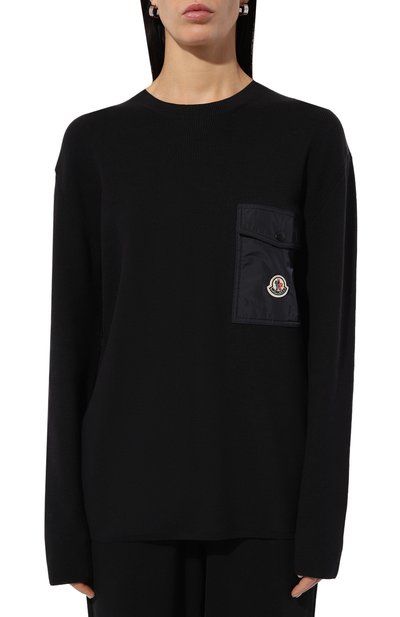 Хлопковый пуловер MONCLER, арт. 9C000-01-M1113, фото 3