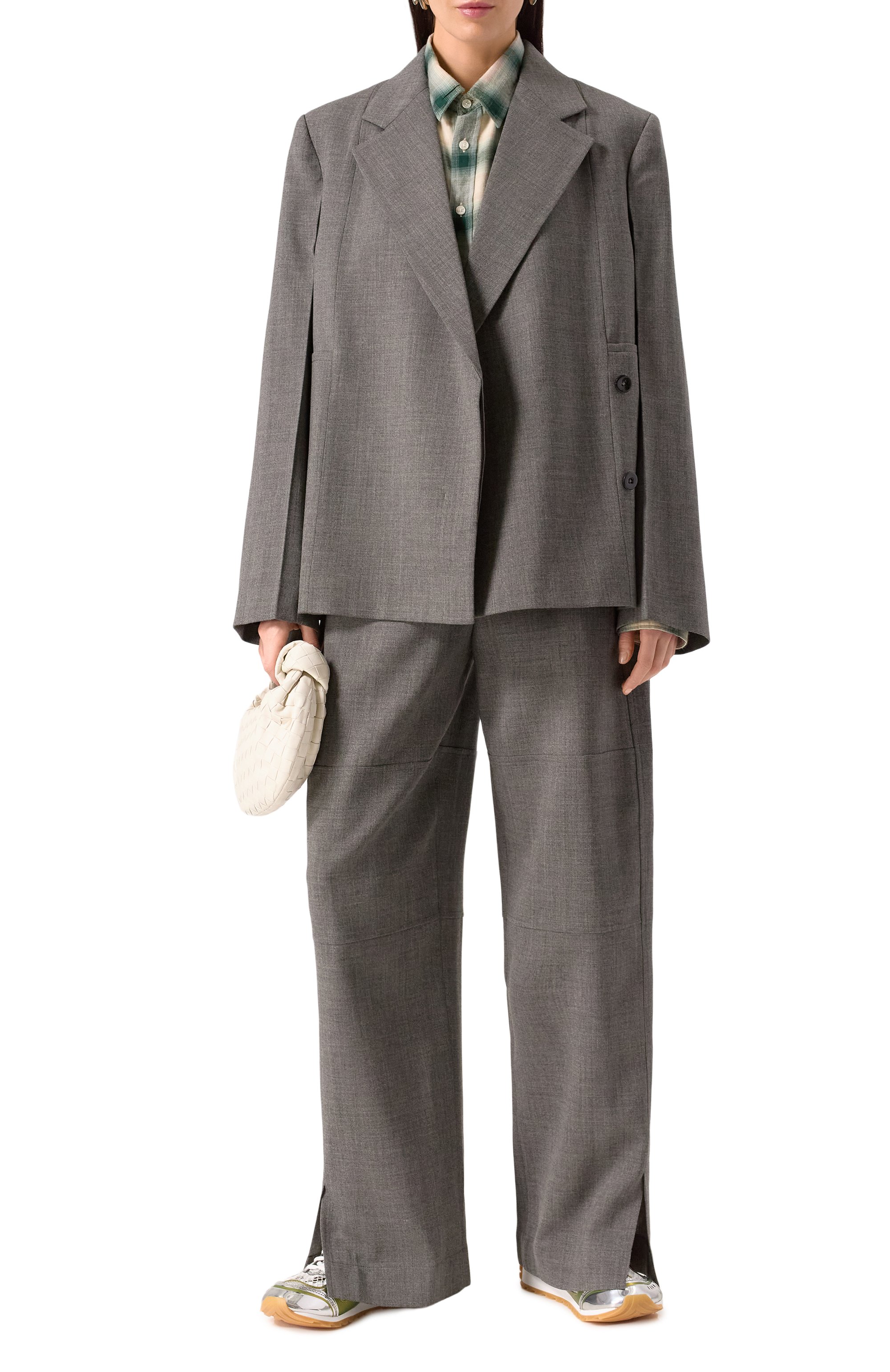 Шерстяные брюки JIL SANDER, арт. J03KA0277-J40201, фото 2