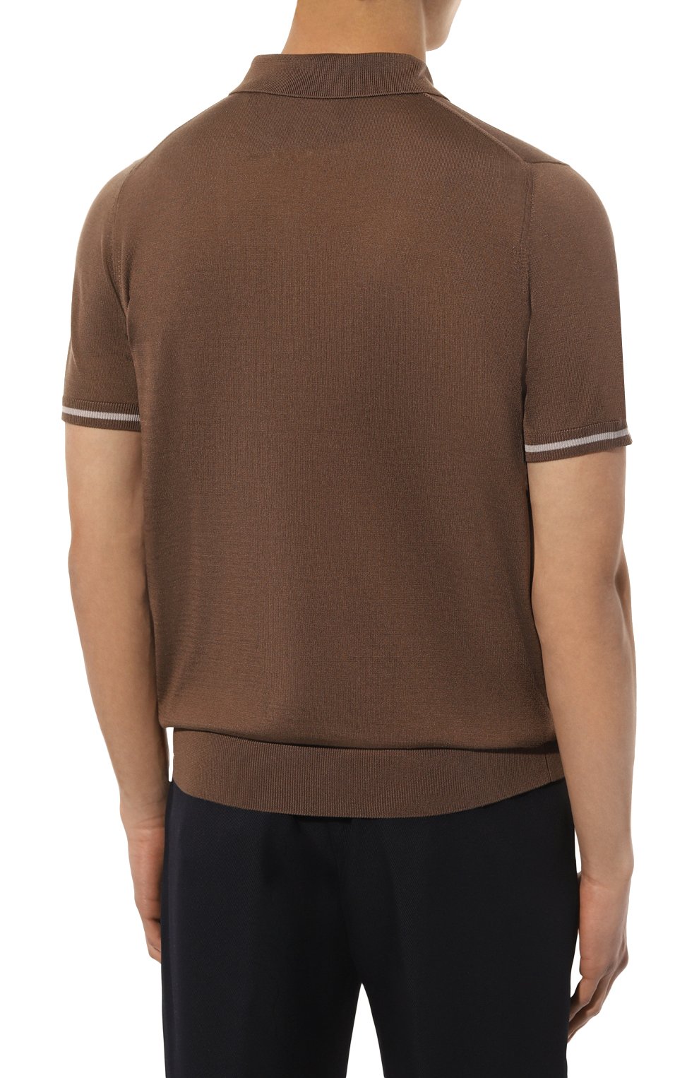 Шелковое поло COLOMBO, арт. MA00339/RIG/4-120SE-M, фото 4