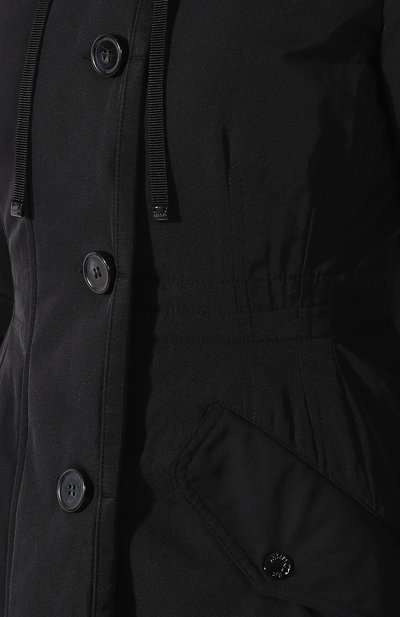Парка с меховой отделкой капюшона MONCLER черного цвета по цене 221000 руб., арт. D2-093-49934-25-57136, фото 5 Парка с меховой отделкой капюшона MONCLER, арт. D2-093-49934-25-57136, фото 5