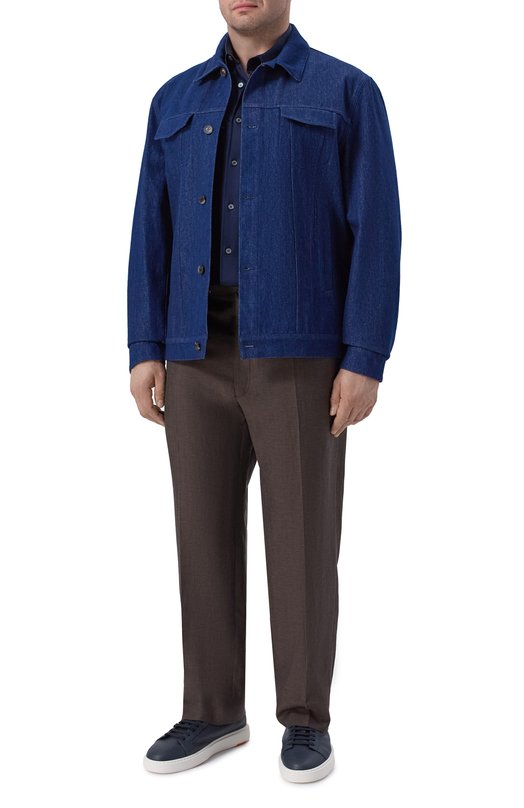 Джинсовая куртка Kiton UW2334V0832H Синий  UW2334V0832H Фото 2