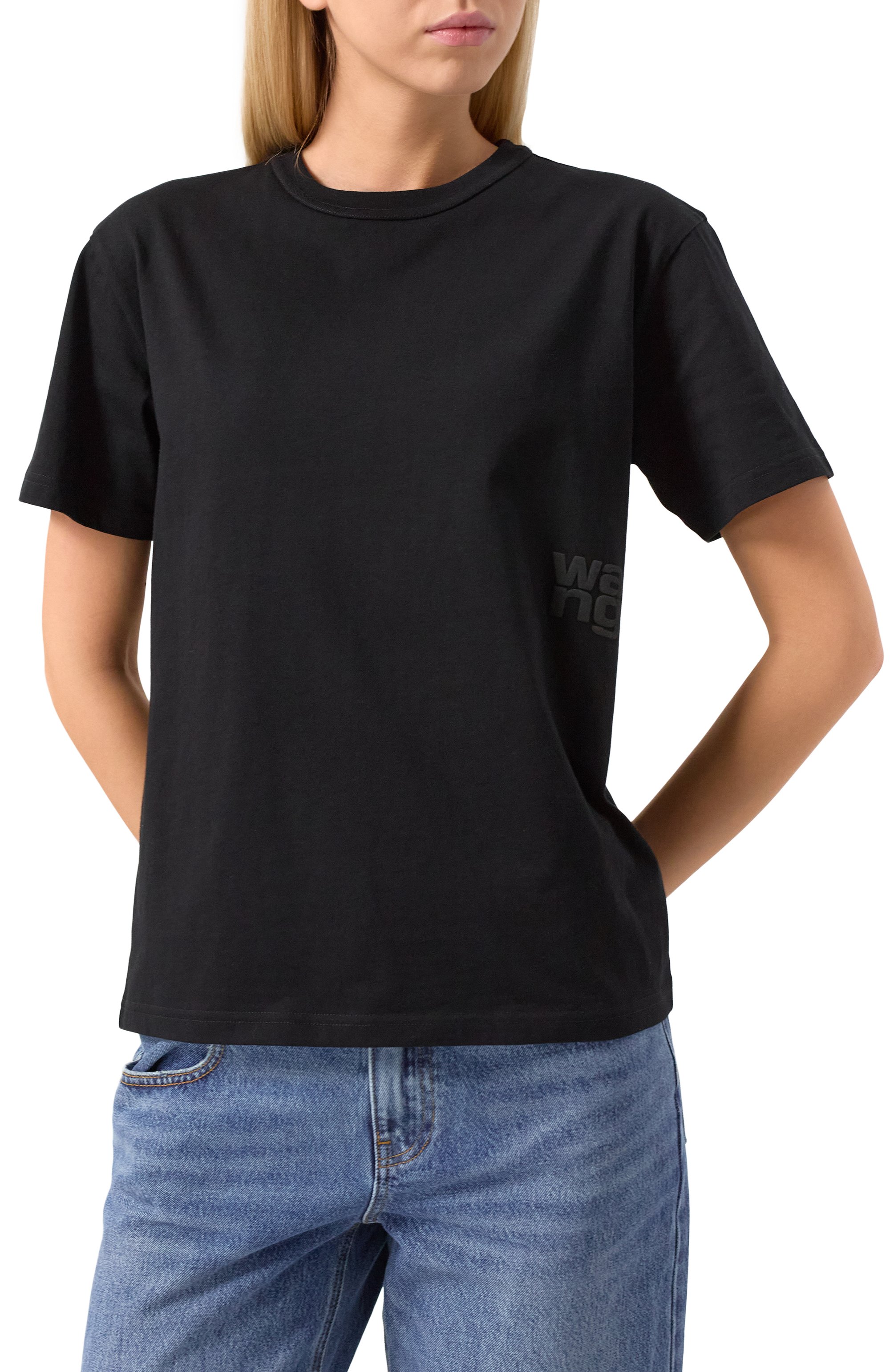 Хлопковая футболка ALEXANDERWANG.T, арт. 4CC3241520, фото 3