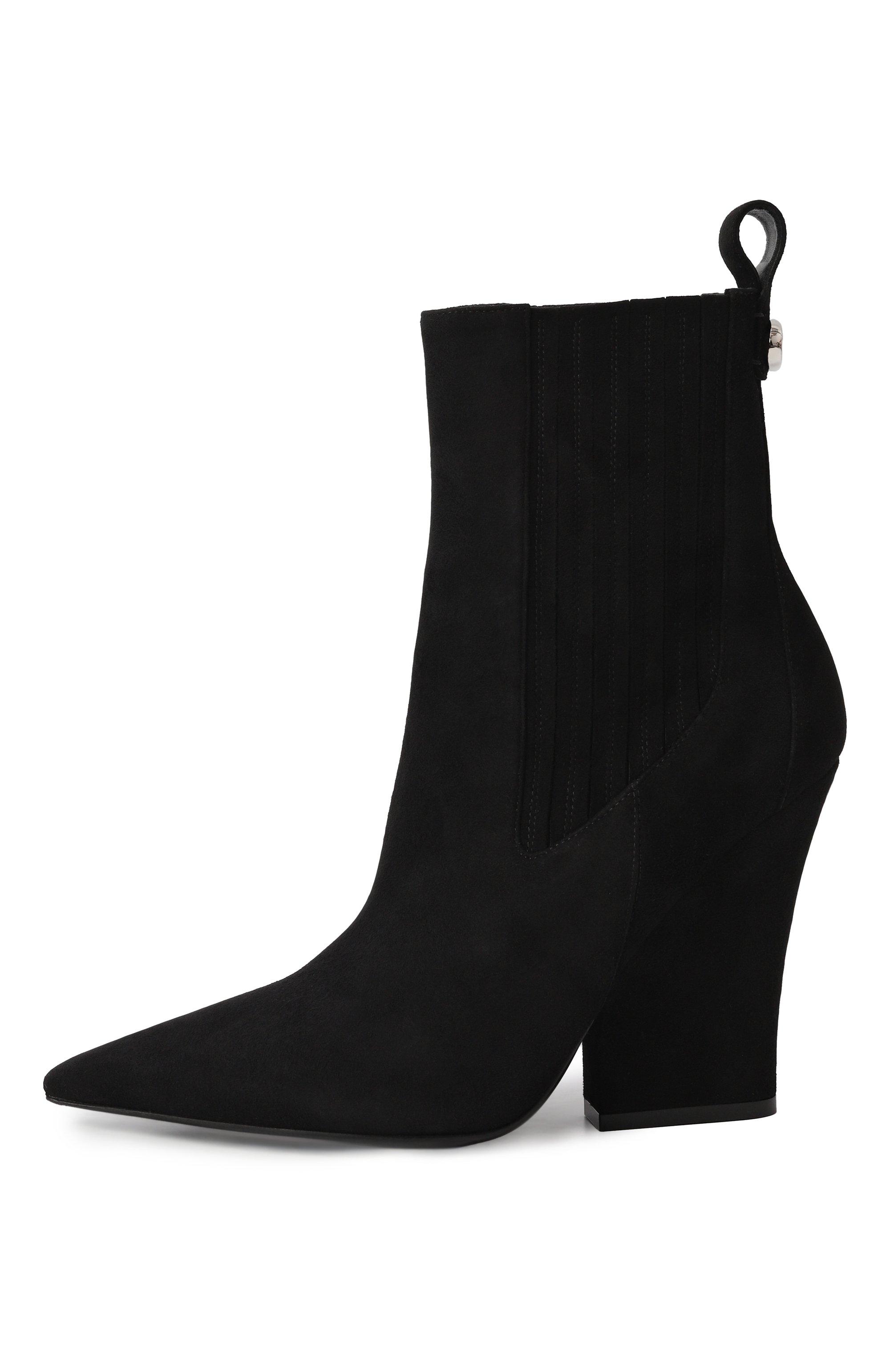 Замшевые ботильоны  vlogo lockette VALENTINO, арт. 5W0S0KS9/IMF, фото 4