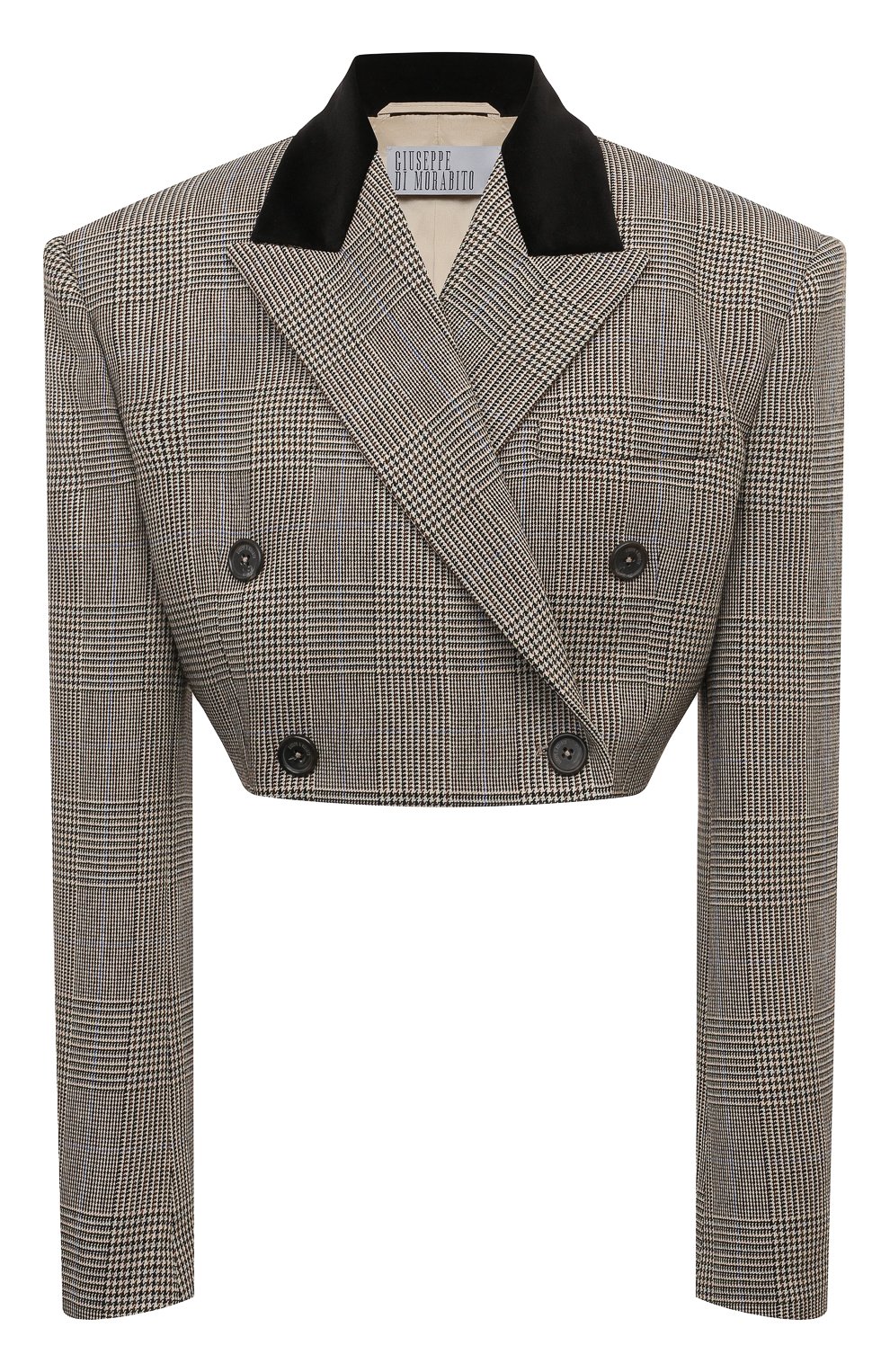 Жакет из вискозы и шерсти GIUSEPPE DI MORABITO светло-коричневого цвета по цене 82700 руб., арт. 03FWJA109Y 03364, фото 1 Жакет из вискозы и шерсти GIUSEPPE DI MORABITO, арт. 03FWJA109Y 03364, фото 1