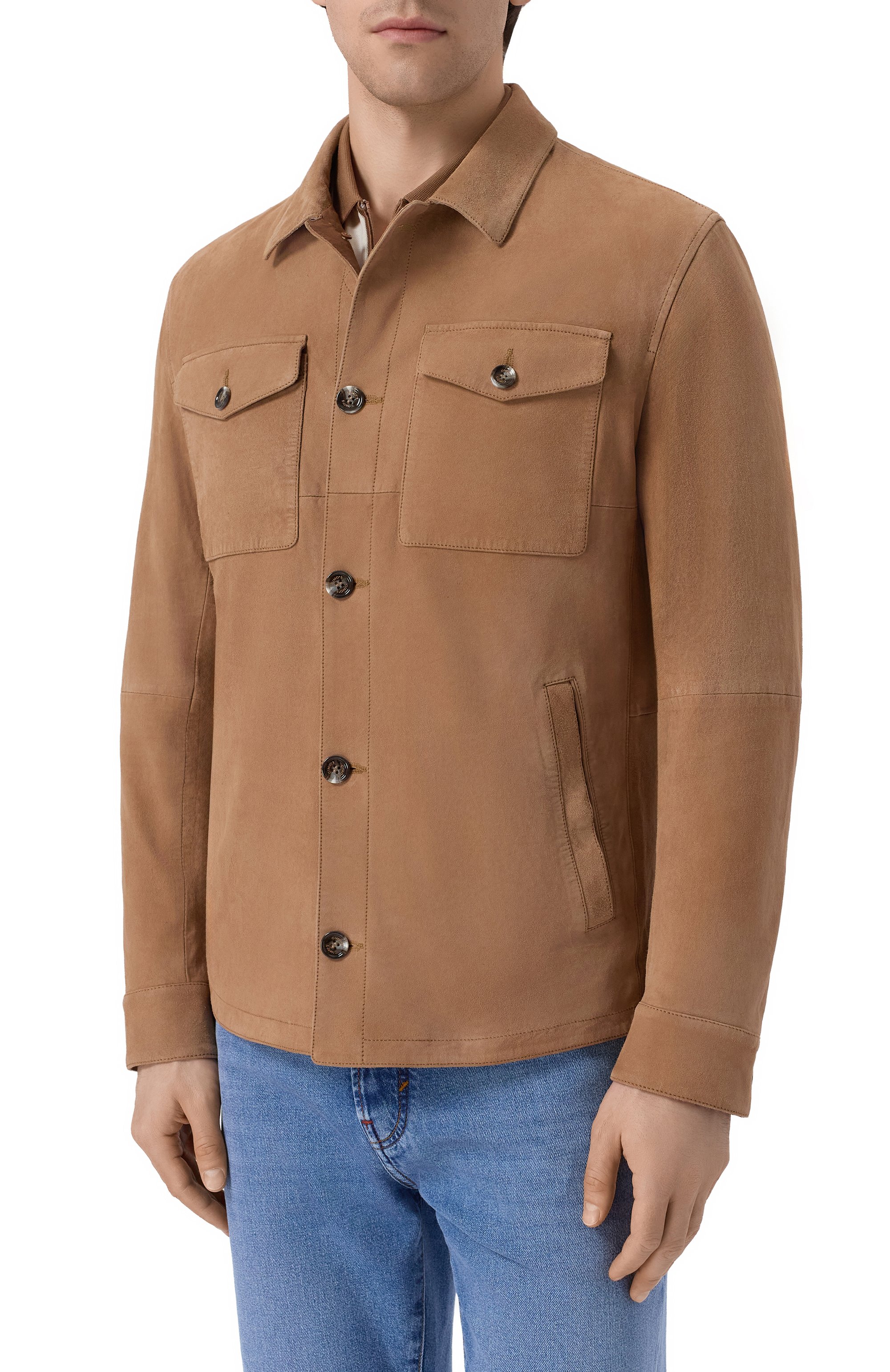 Замшевая куртка GIMO'S, арт. 6S20.1.220.52W/IC, фото 3