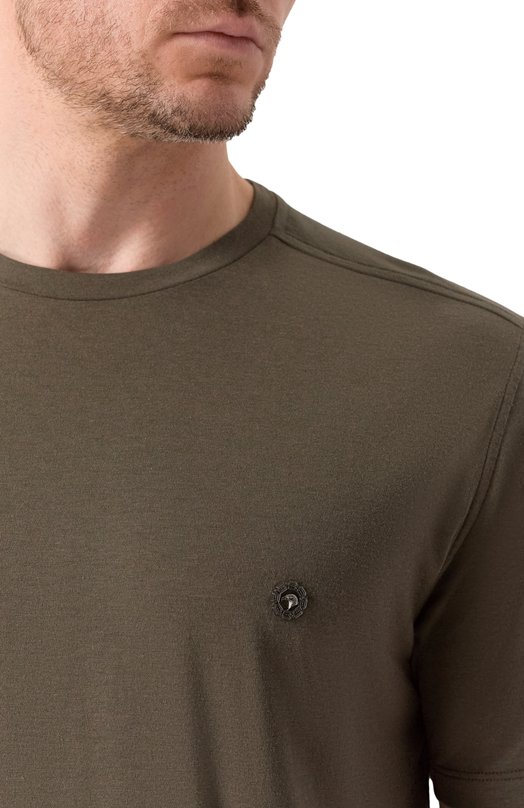 Футболка Stefano Ricci MNH6104920/803 Хаки  MNH6104920/803 Фото 5