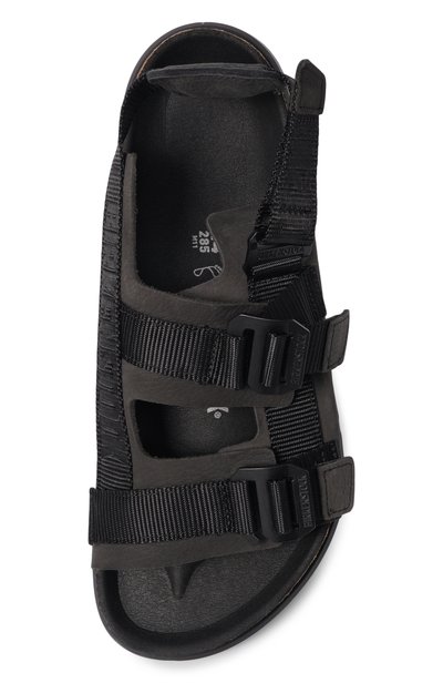 Сандалии shinjuku из нубука BIRKENSTOCK черного цвета по цене 29650 руб., арт. 1024599, фото 5 Сандалии shinjuku из нубука BIRKENSTOCK, арт. 1024599, фото 5