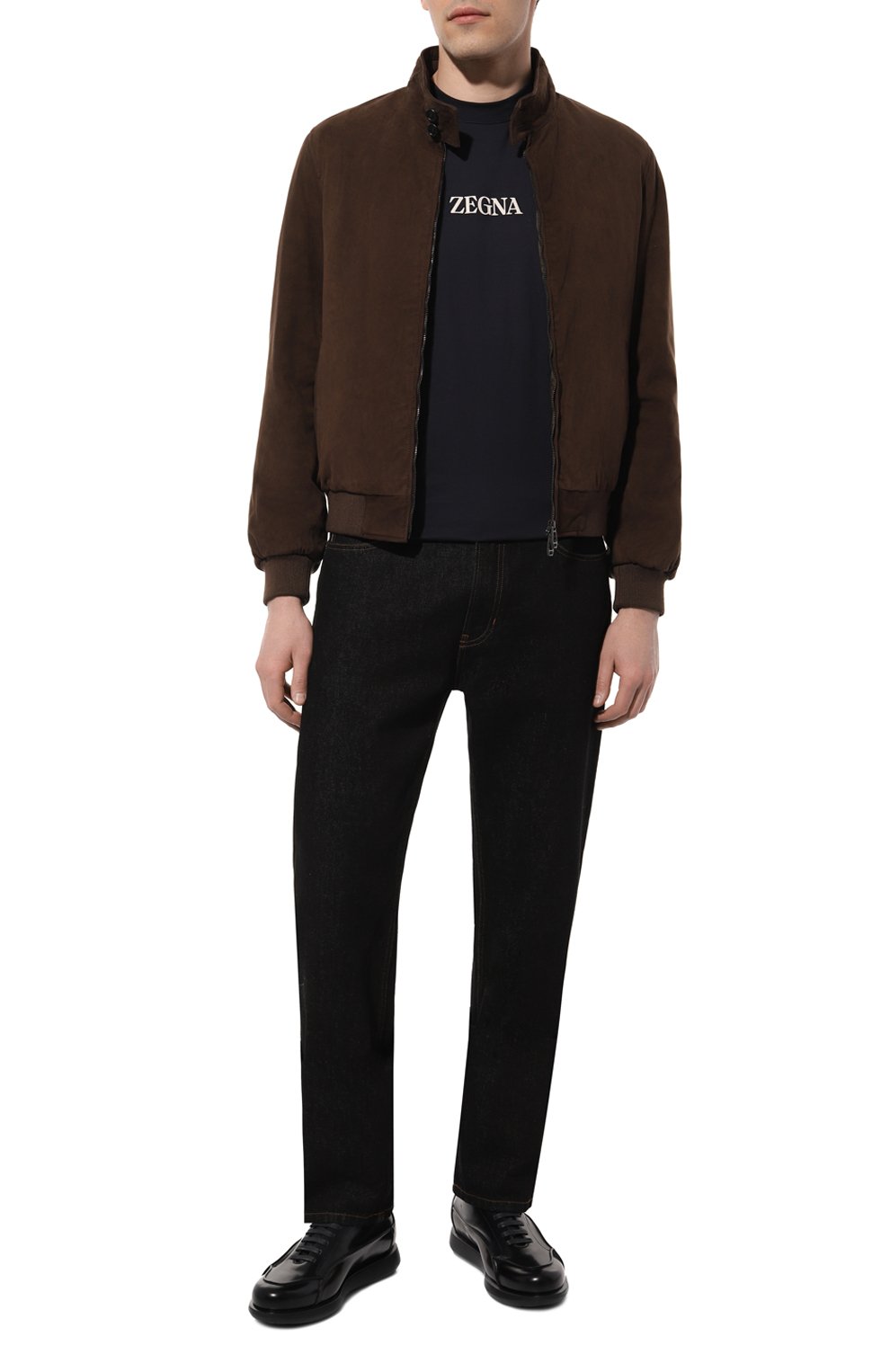 Хлопковая футболка ZEGNA, арт. UD364A7/D777, фото 2