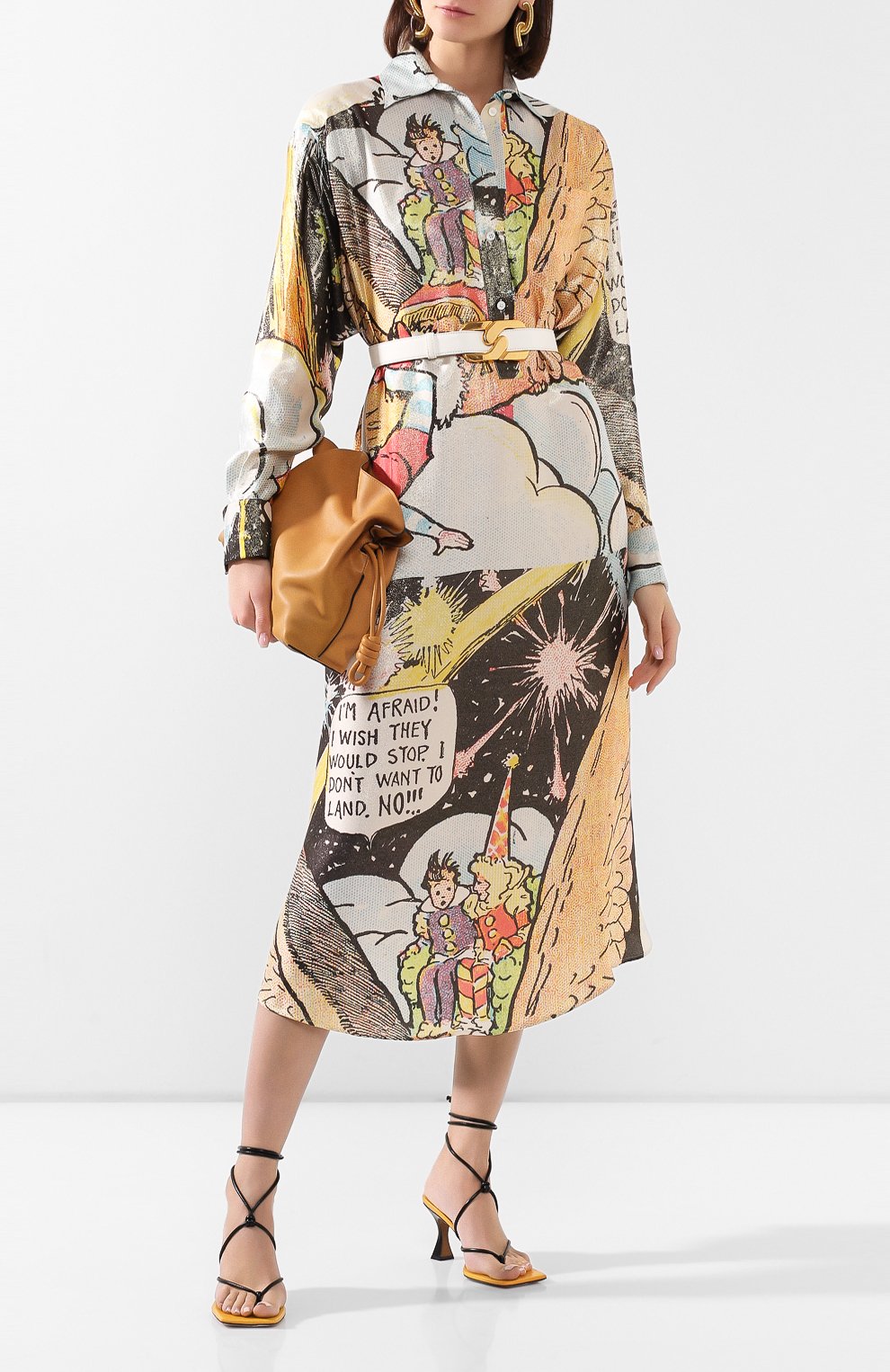 Платье из шелка и шерсти LANVIN, арт. RW-DR372I-4490-E20, фото 2