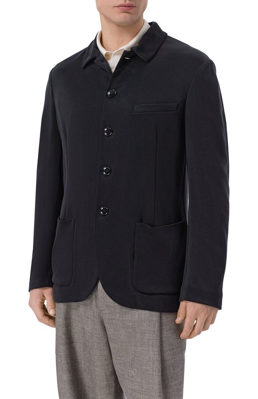 Однобортный пиджак Giorgio Armani GM003189/TE20248 Чёрный  GM003189/TE20248 Фото 3
