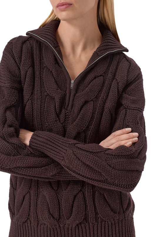 Шерстяной свитер MVST M25.1MW.K012/ATENE Коричневый  M25.1MW.K012/ATENE Фото 5