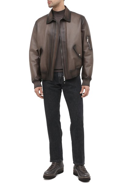 Кожаный бомбер BERLUTI, арт. R18LBL77-001, фото 2