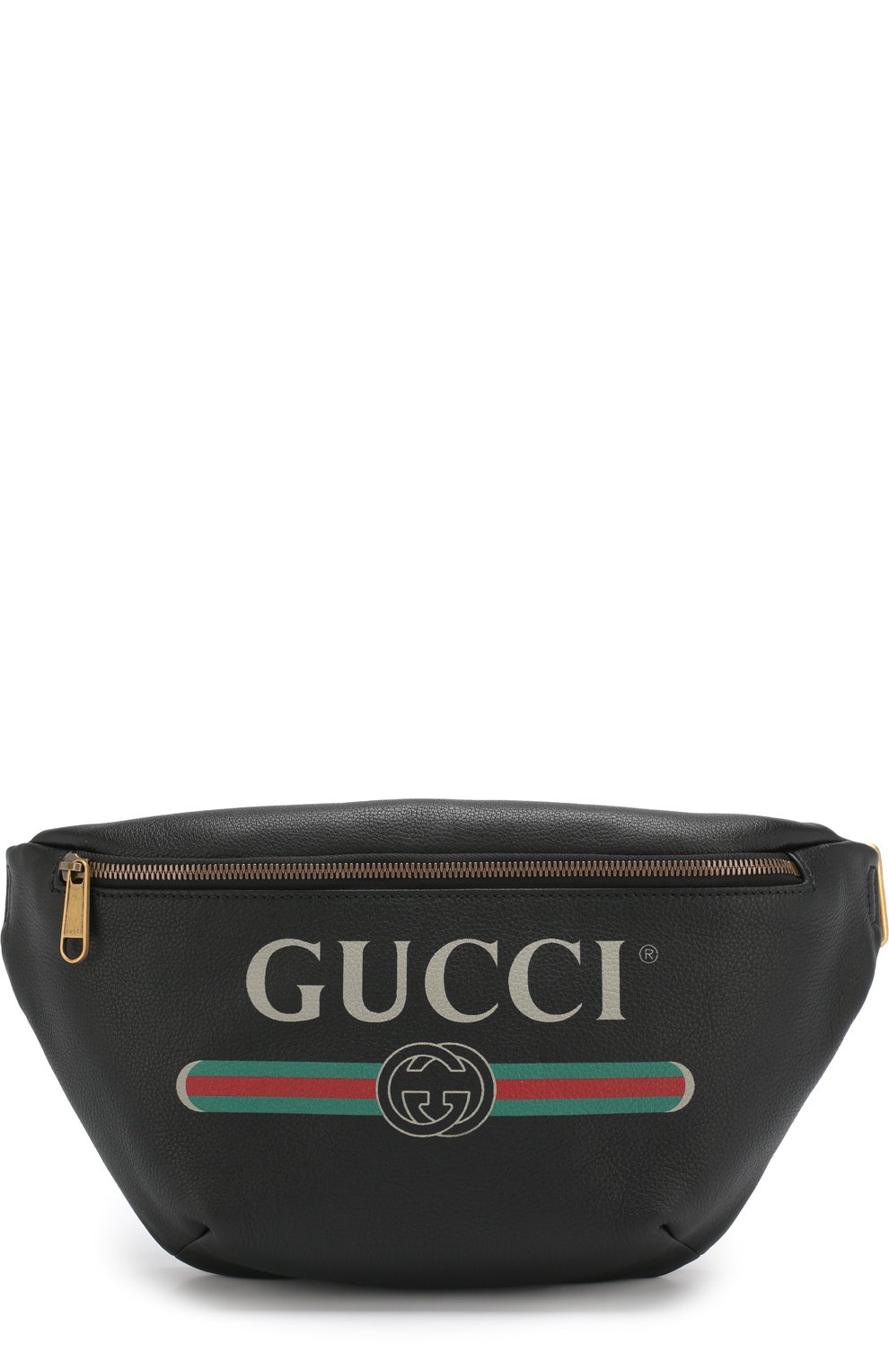 Кожаная поясная сумка gucci print GUCCI, арт. 530412/0GCCT, фото 1