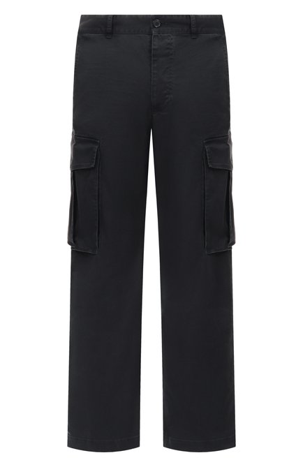 Мужские хлопковые брюки-карго DSQUARED2 темно-серого цвета, арт. S74KB1079/S39021 | Фото 1 (Материал внешний: Хлопок; Силуэт М (брюки): Карго; Автоматизация ТО: Проставлено; Случай: Повседневный; Стили: Кэжуэл; Длина (брюки, джинсы): Стандартные; Автоматизация состава: Проставле�но)