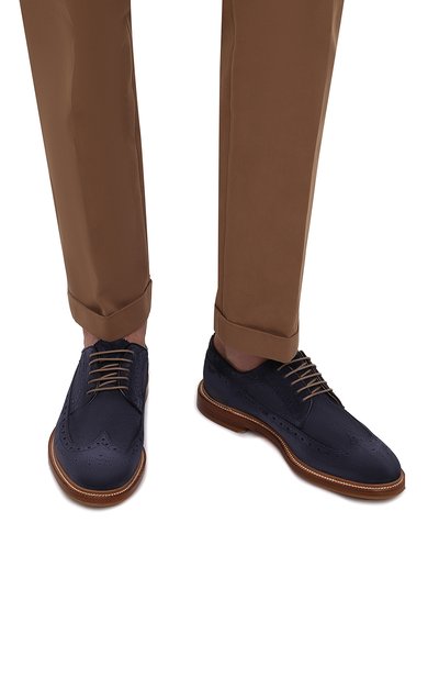 Замшевые дерби BRUNELLO CUCINELLI, арт. MZUS0FU834, фото 3