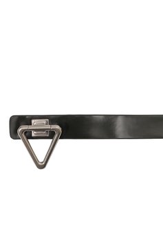 Мужской кожаный ремень BOTTEGA VENETA темно-зеленого цвета, арт. 679522/V1C31 | Фото 4 (Нос: Не проставлено; Материал: Натуральная кожа; Случай: Повседневный)