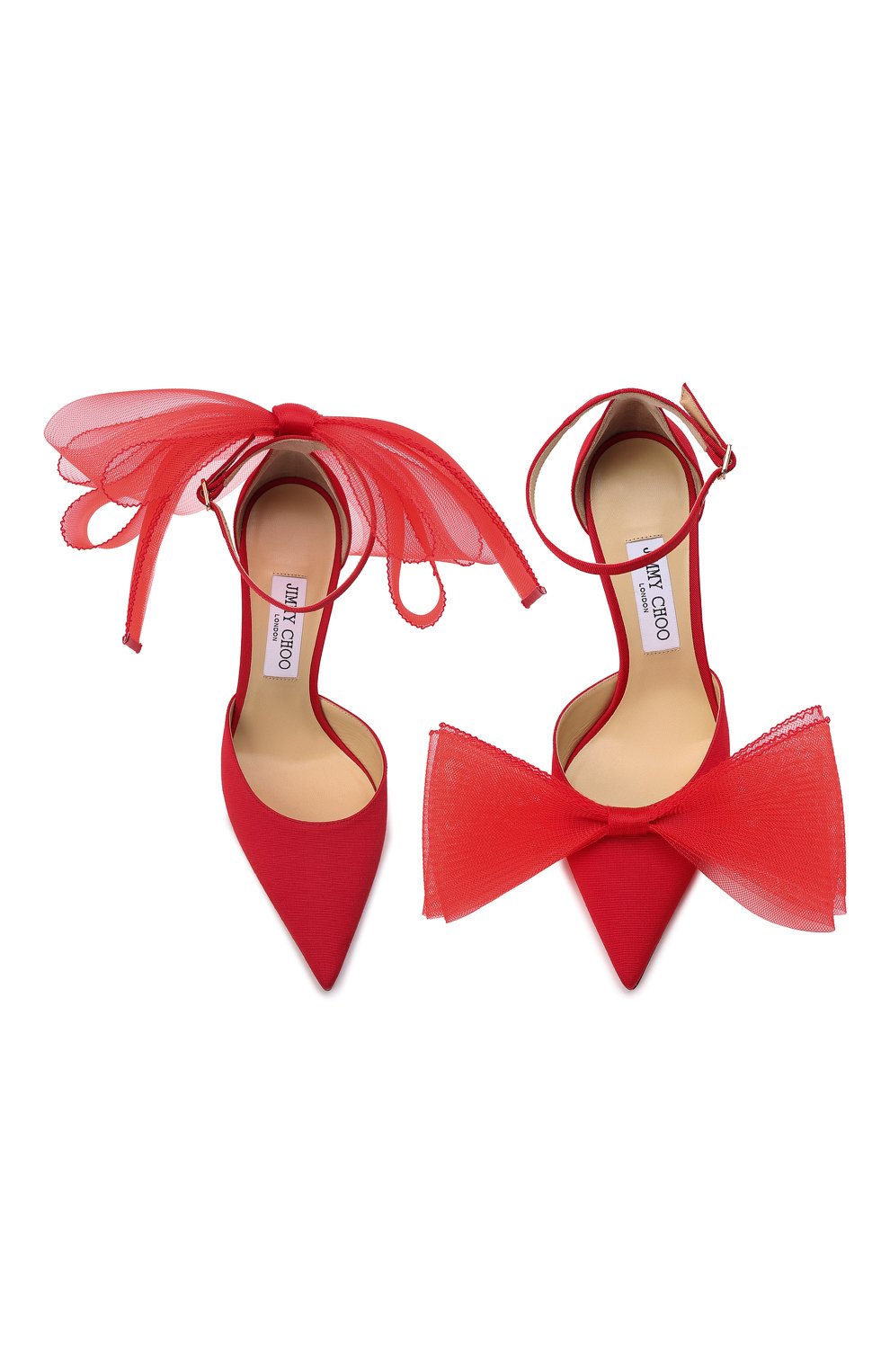 Текстильные туфли averly 100 JIMMY CHOO, арт. AVERLY 100/YMG, фото 6