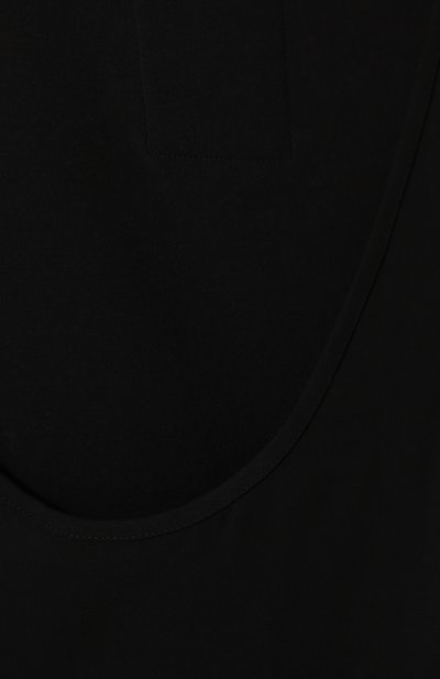 Однотонное хлопковое платье-миди свободного кроя YOHJI YAMAMOTO, арт. NW-D19-816, фото 5