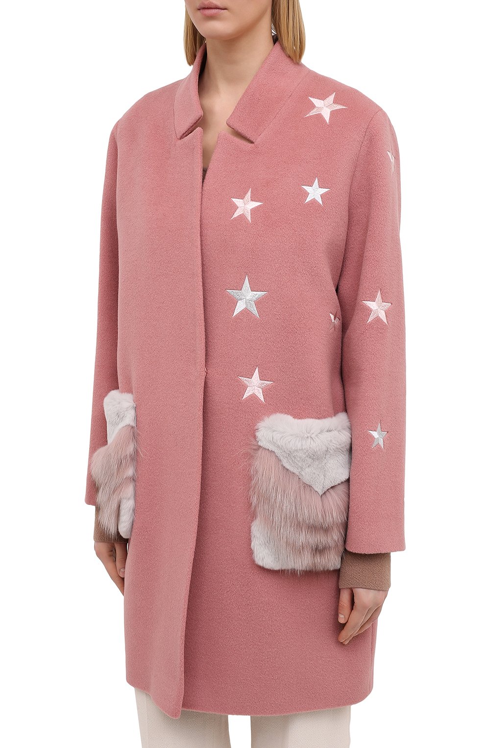 Шерстяное пальто SEVEN LAB, арт. C20-002 coral, фото 3