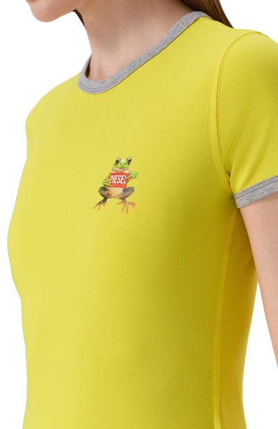 Хлопковая футболка DIESEL, арт. A21918/0QHHA, фото 5