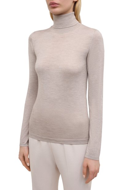 Водолазка из кашемира и шелка BRUNELLO CUCINELLI, арт. M13800063, фото 3