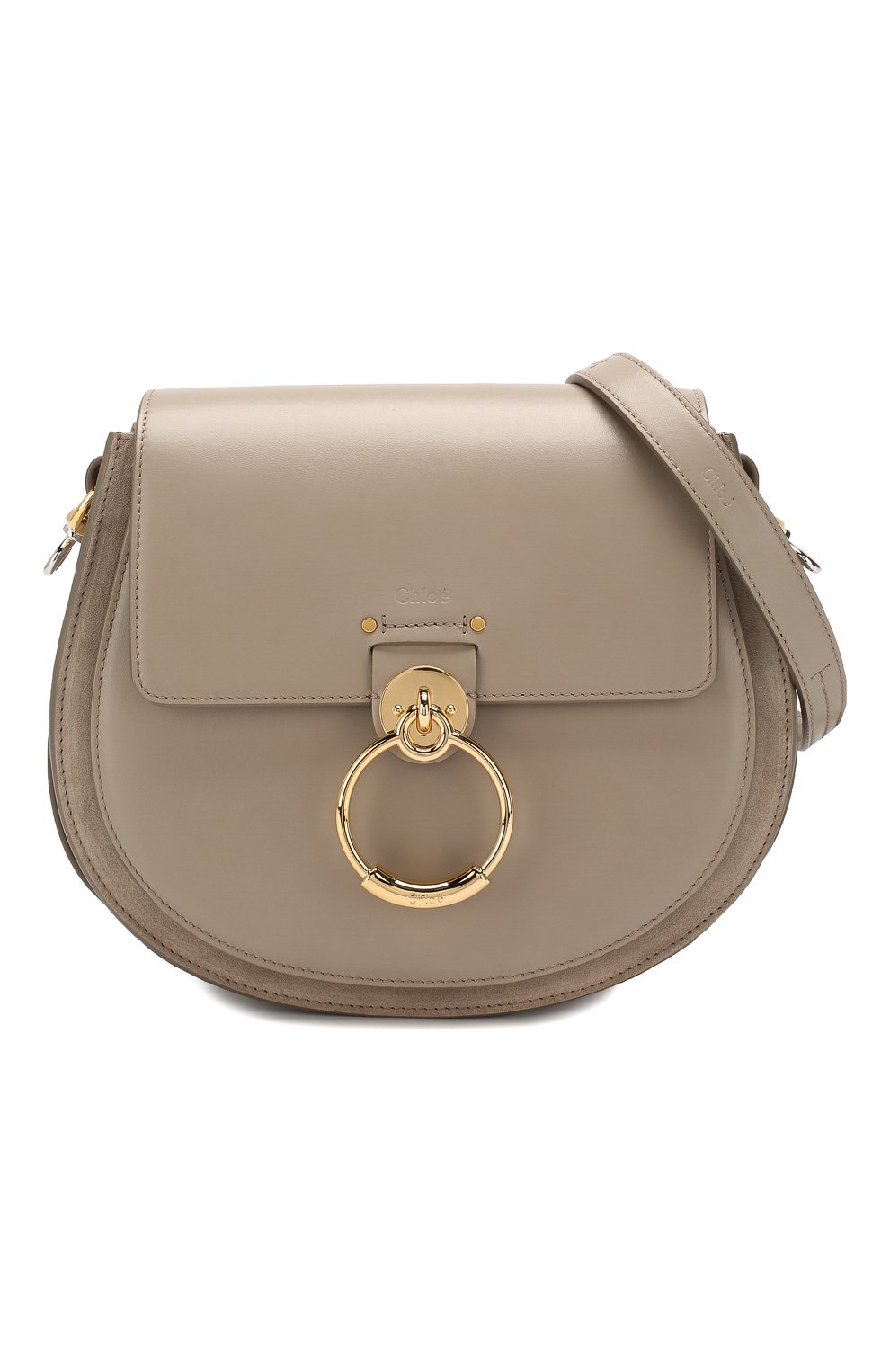 Сумка tess large CHLOÉ серого цвета по цене 199500 руб., арт. CHC18WS152A37, фото 6 Сумка tess large CHLOÉ, арт. CHC18WS152A37, фото 6