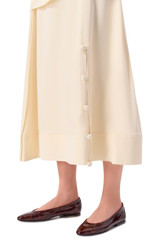 Лакированные балетки Primula Loro Piana FA06133 Коричневый  FA06133 Фото 2