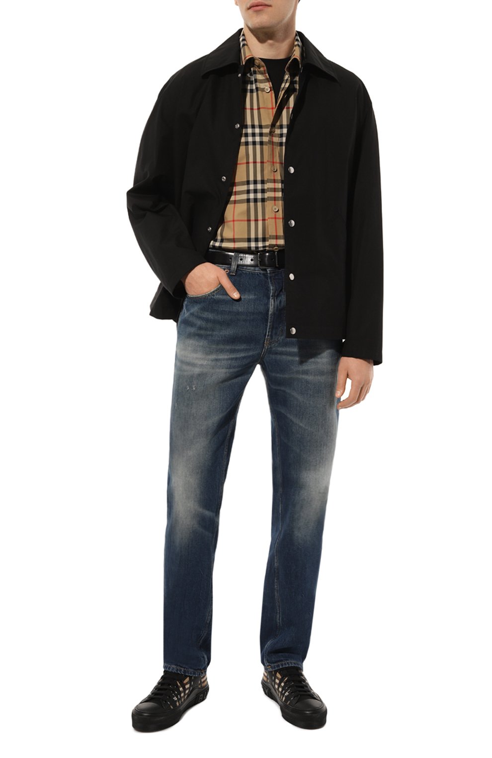 Хлопковая рубашка BURBERRY, арт. 8070577, фото 2