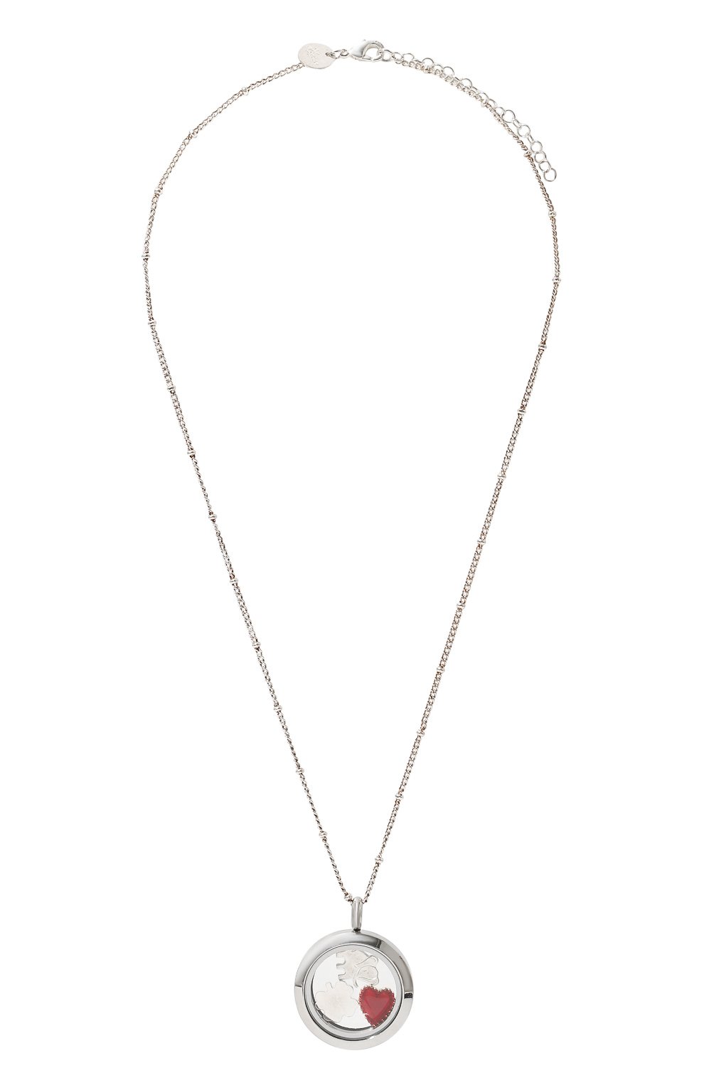 Кулон на цепочке HYPSO, арт. L0CKET MEDIUM 3 CHARMS SILVER C0L0R, фото 1