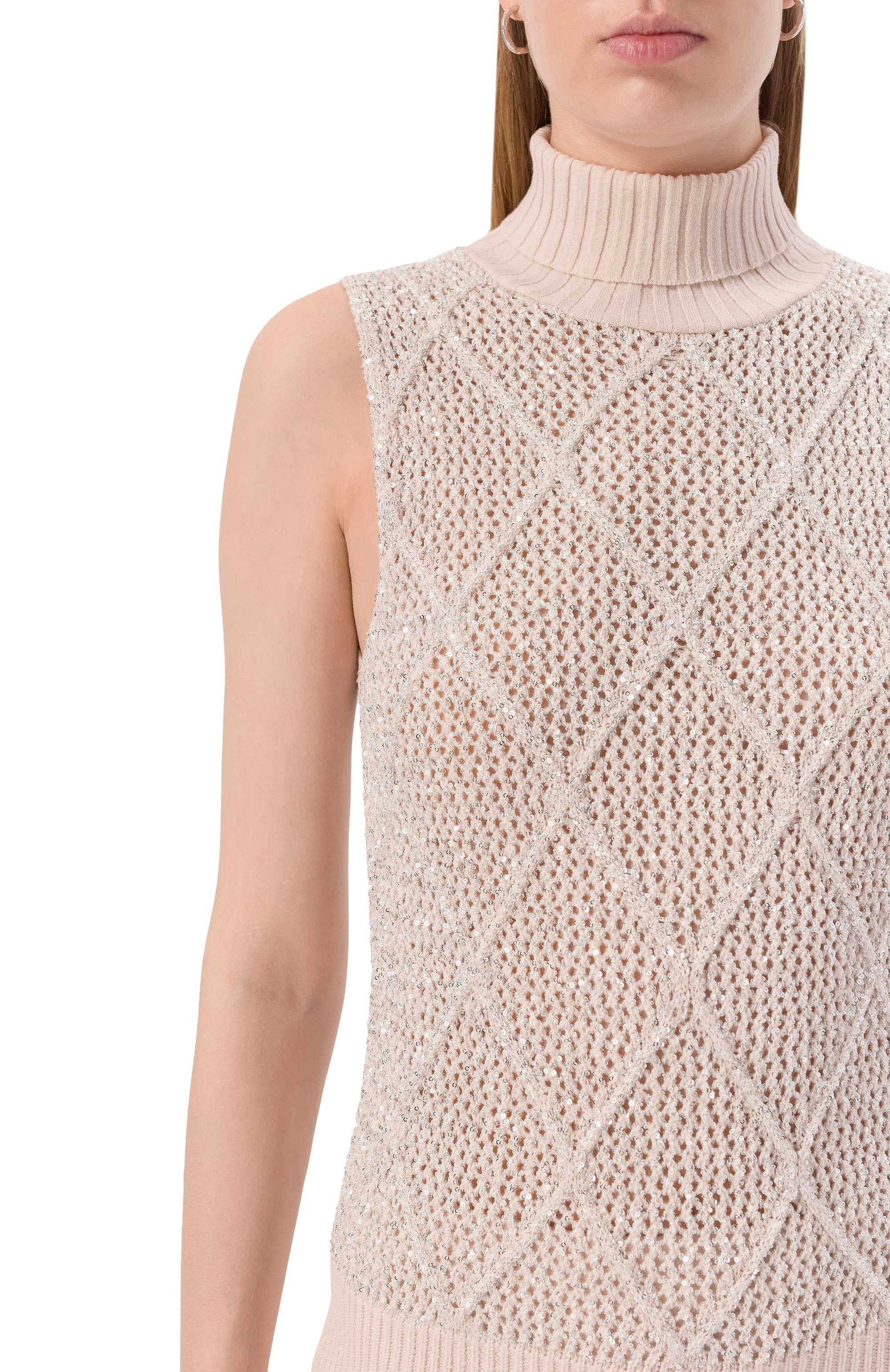 Топ с отделкой пайетками D.EXTERIOR, арт. 61636, фото 5