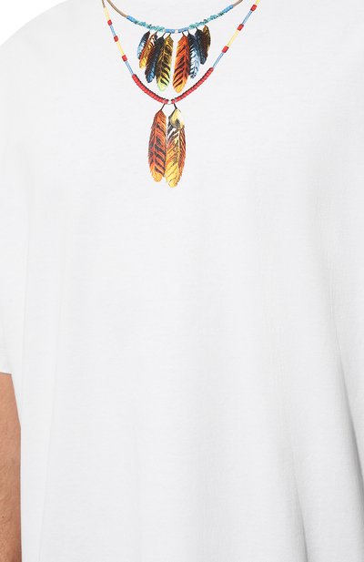 Хлопковая футболка MARCELO BURLON, арт. CMAA054C99JER0020125, фото 5