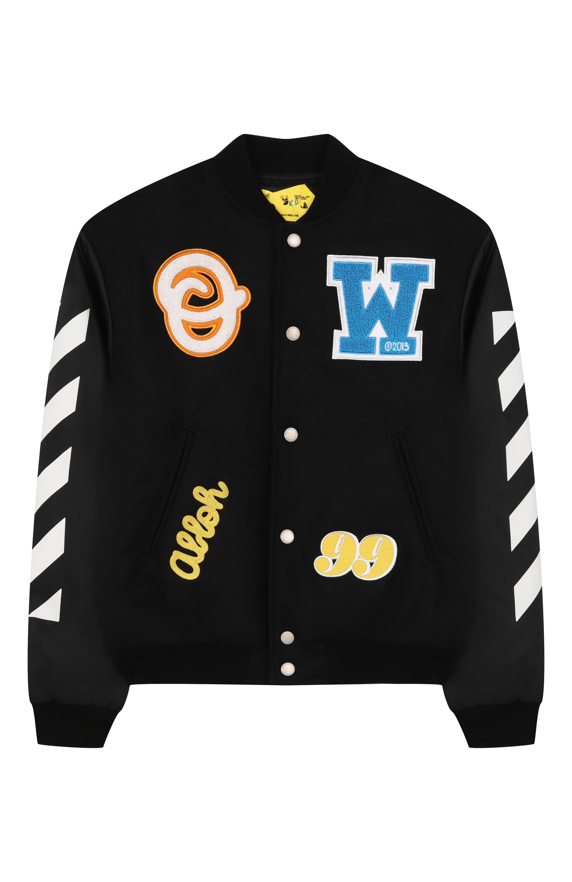 Шерстяной бомбер OFF-WHITE, арт. 0BEH001F23FAB001, фото 1