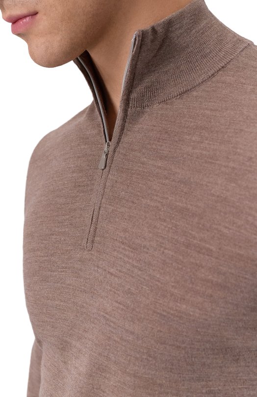 Шерстяной джемпер Andrea Campagna M5625-6688 Бежевый  M5625-6688 Фото 5