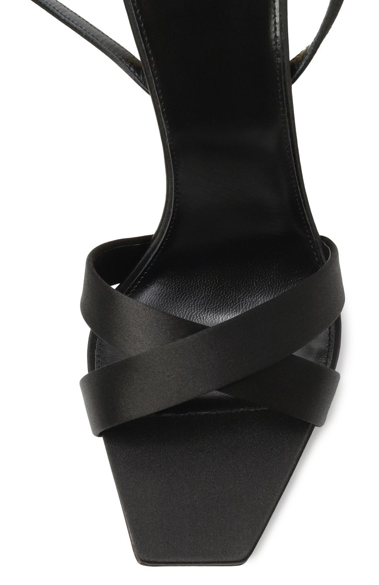 Текстильные босоножки lucienne 110 SAINT LAURENT, арт. 830287/9QNA0, фото 1